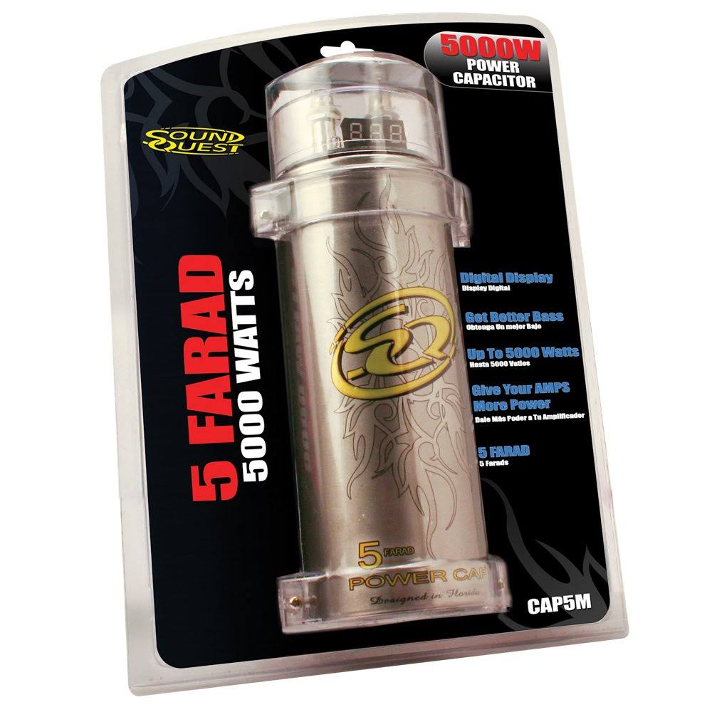 5 Farad Digital Display Car Audio Power Capacitor V10529