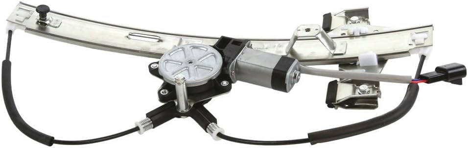 Rear Right Side Power Window Regulator with Motor Compatible with 2004-2008 Pontiac Grand Prix Sedan 4-Door Pack of 2 H7348