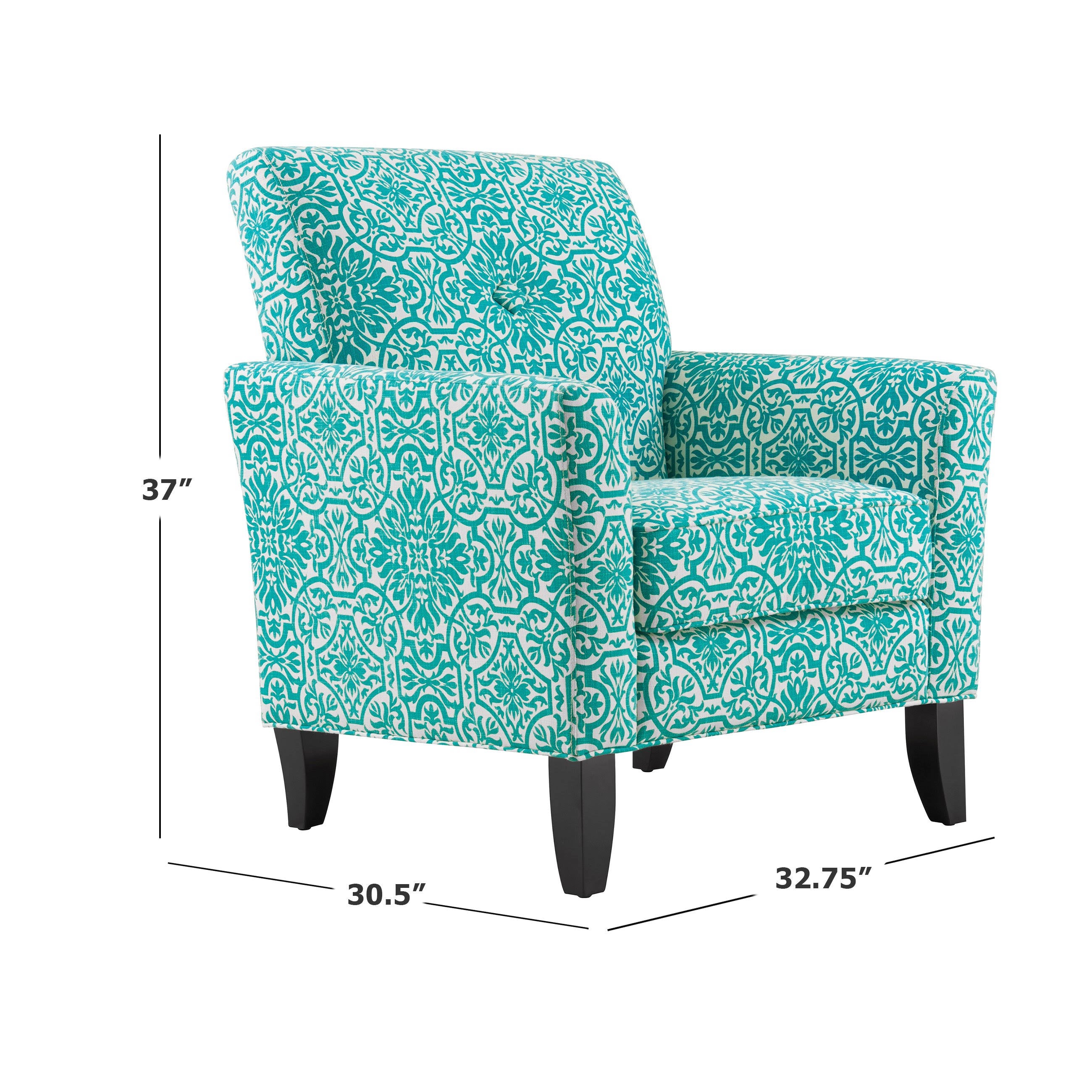 Button Tufted Arm Chair P1666