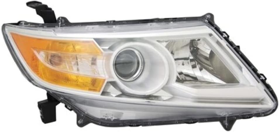 Headlight Assembly for Honda Odyssey 2011 2012 2013 Driver Side Halogen with Bulbs I423