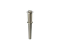 Satin Brass Round Lavatory Drain Without Overflow W5607