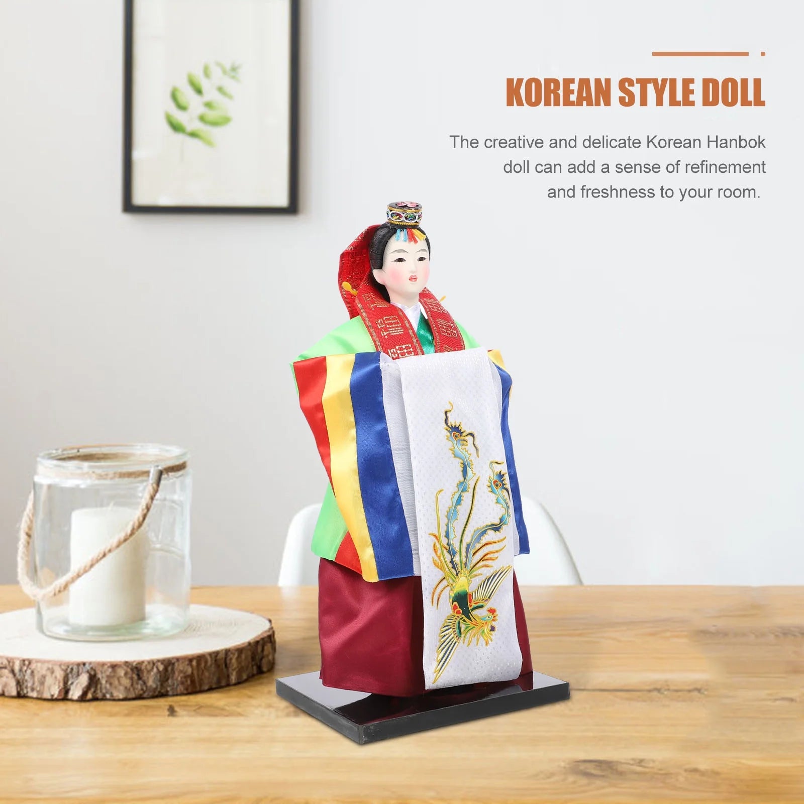 Vintage Hanbok Traditional Doll D961