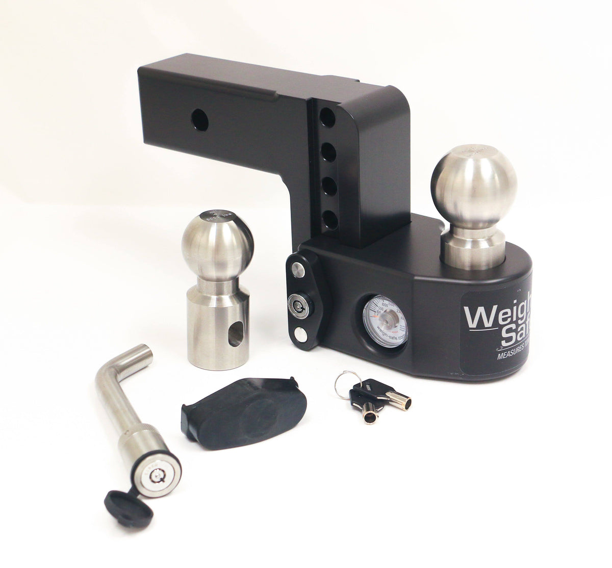 Adjustable Ball Mount and Hitch Pin with 2.5 Drop Y3193