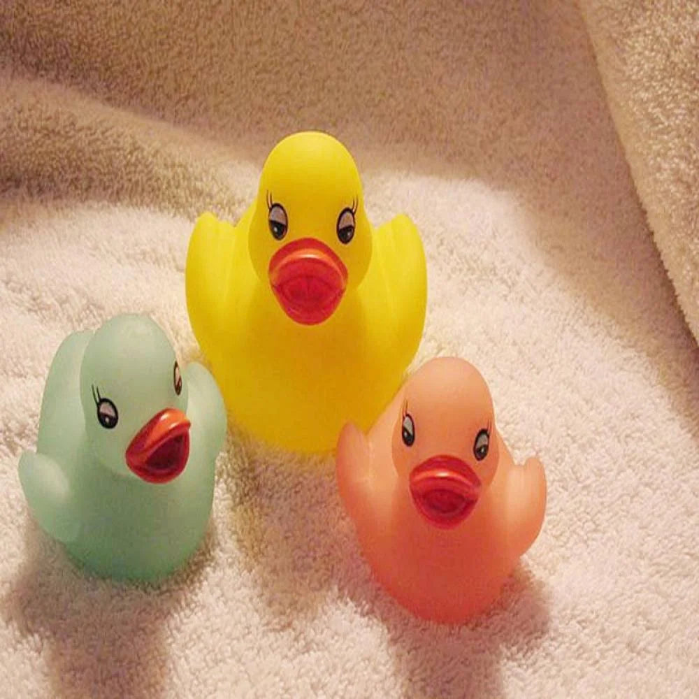 3Pcs Rubber Ducky Bath Toys K964