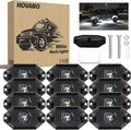 White 12Pods Waterproof LED Underglow Light U77237