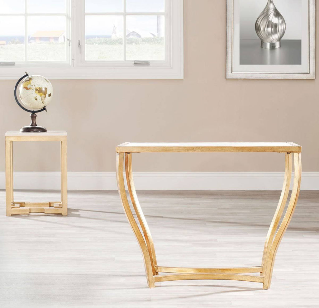 Black Gold Accent Table O443