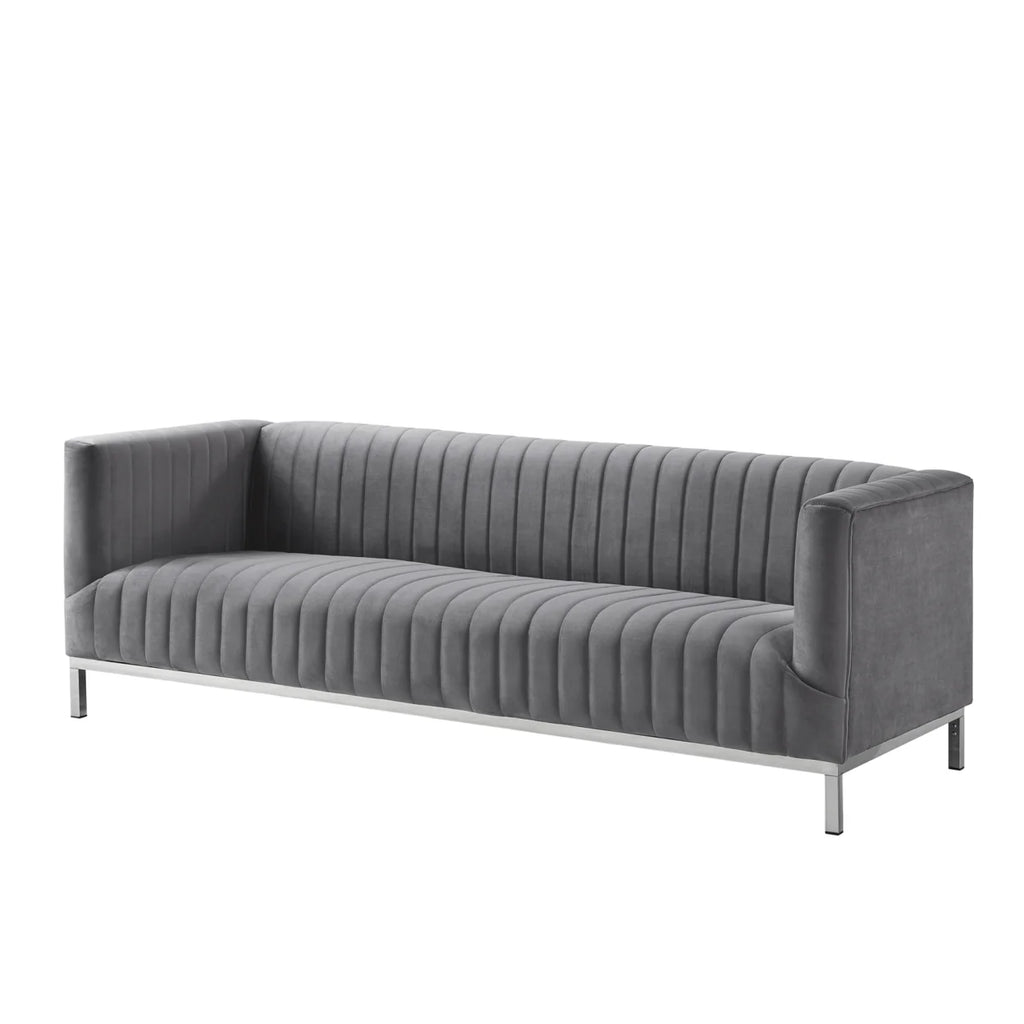 Velvet Tuxedo Sofa L692993