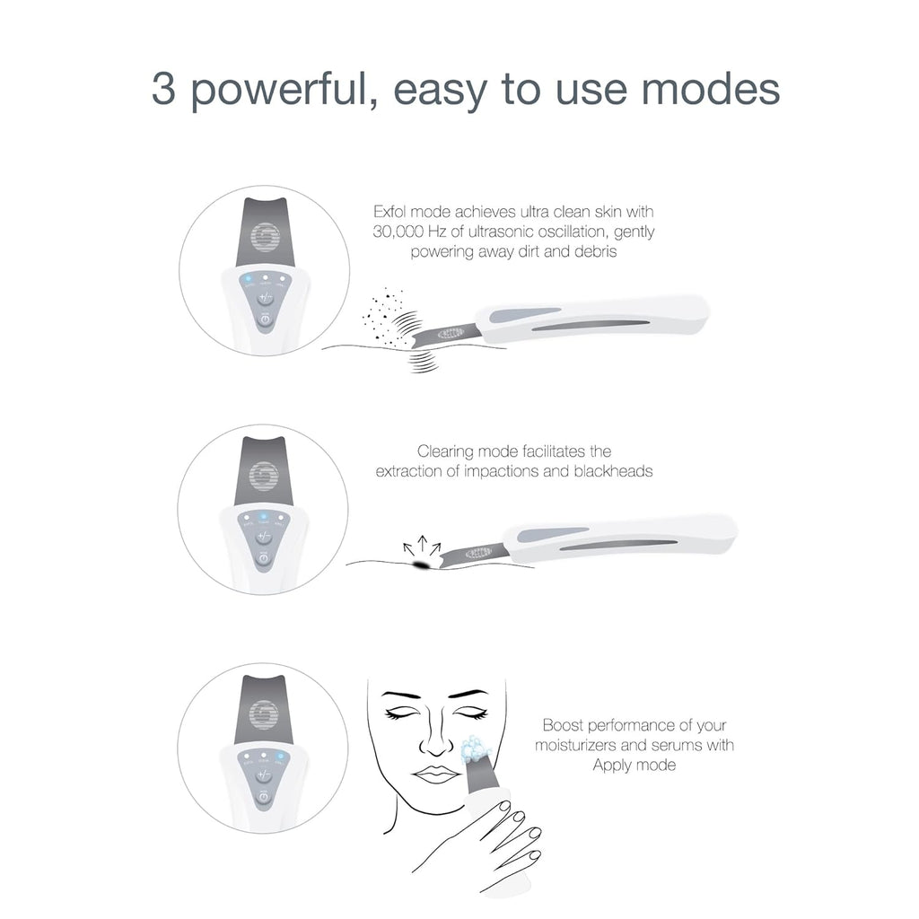 Ultrasonic Skin Perfecting Tool with Medical Grade Stainless Steel Applicator E288