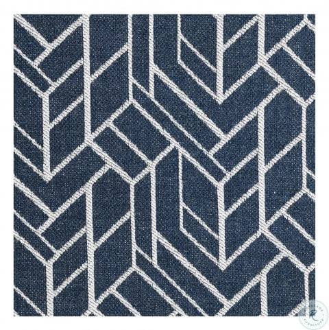 Navy Swivel Accent Chair with Curved Back E692679
