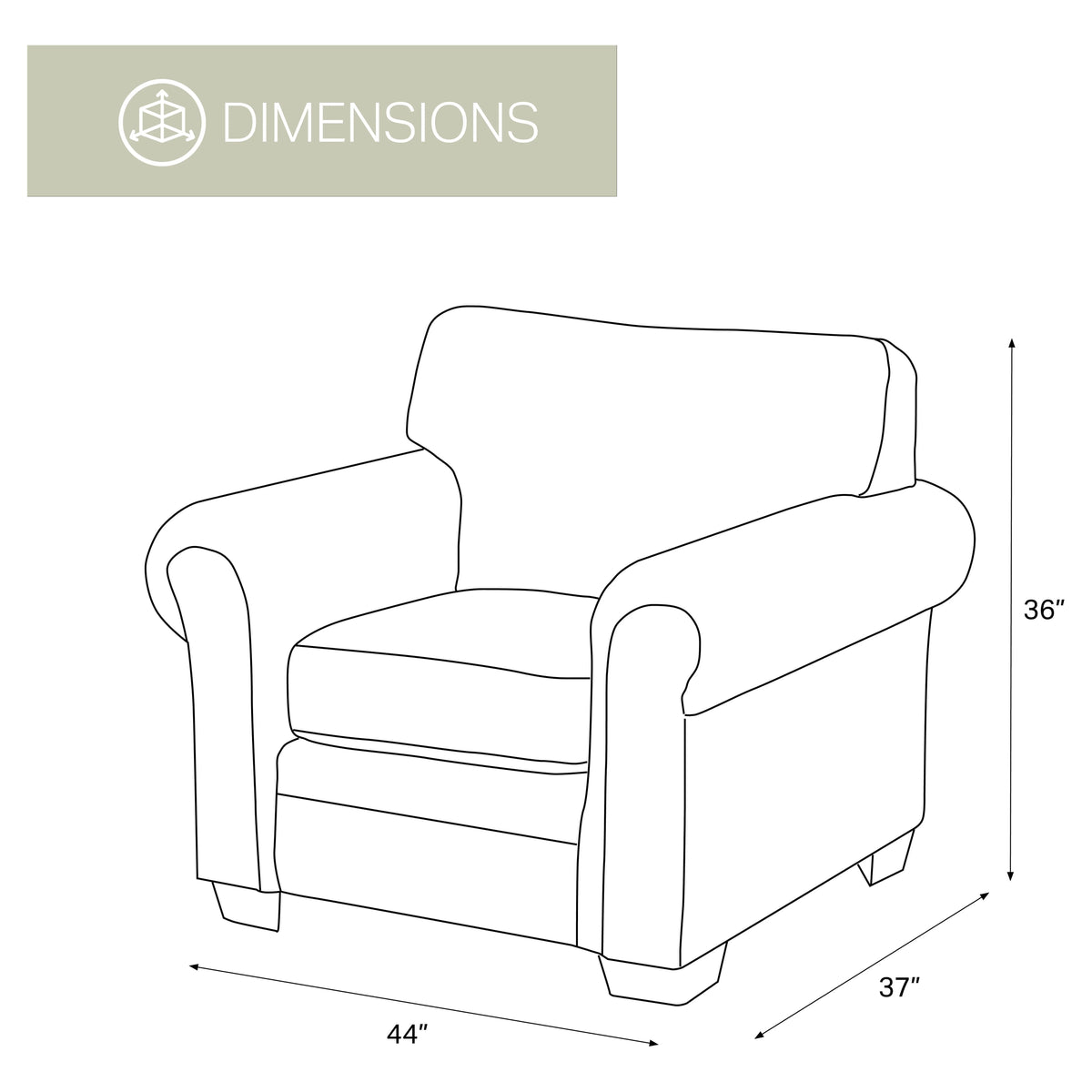 Deer Valley Arm Chair H898676