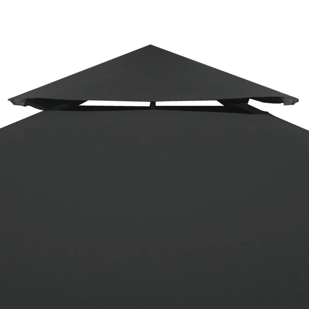 10'x10' Dark Gray Gazebo Cover D28378