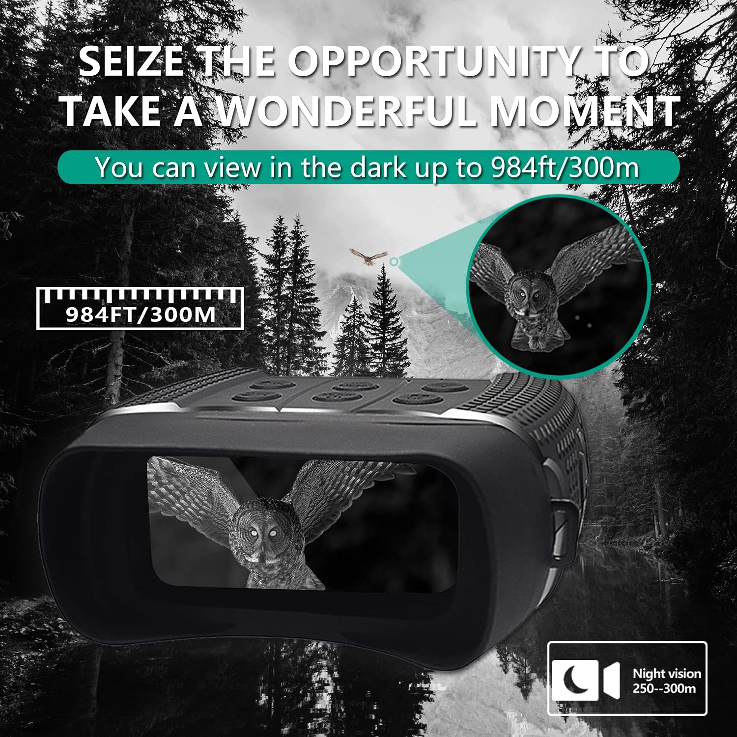 Night Vision Goggles with 32G Memory Card H6176