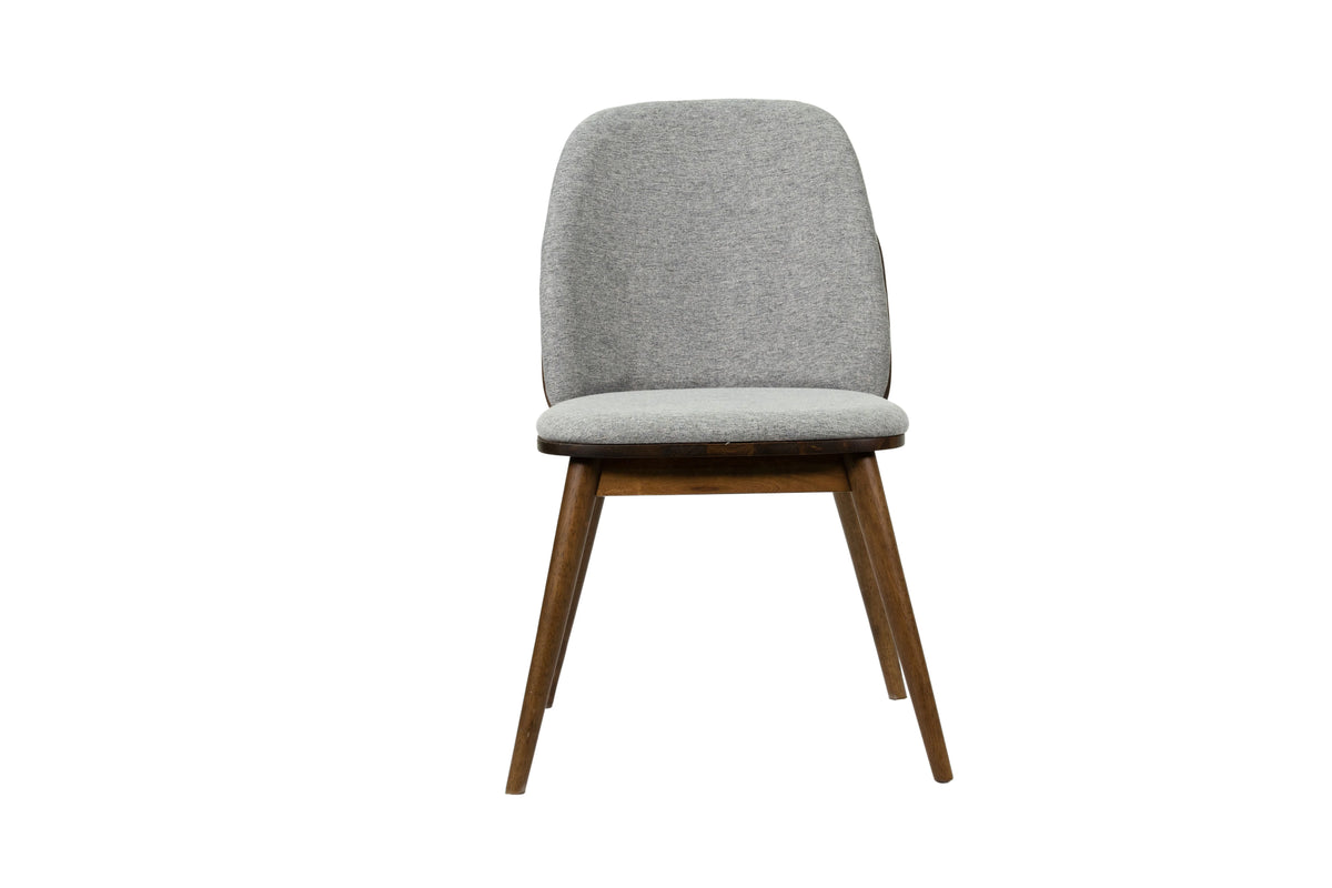 Mid Century Modern Solid Wood Side Chairs (Set of 2) Q48806