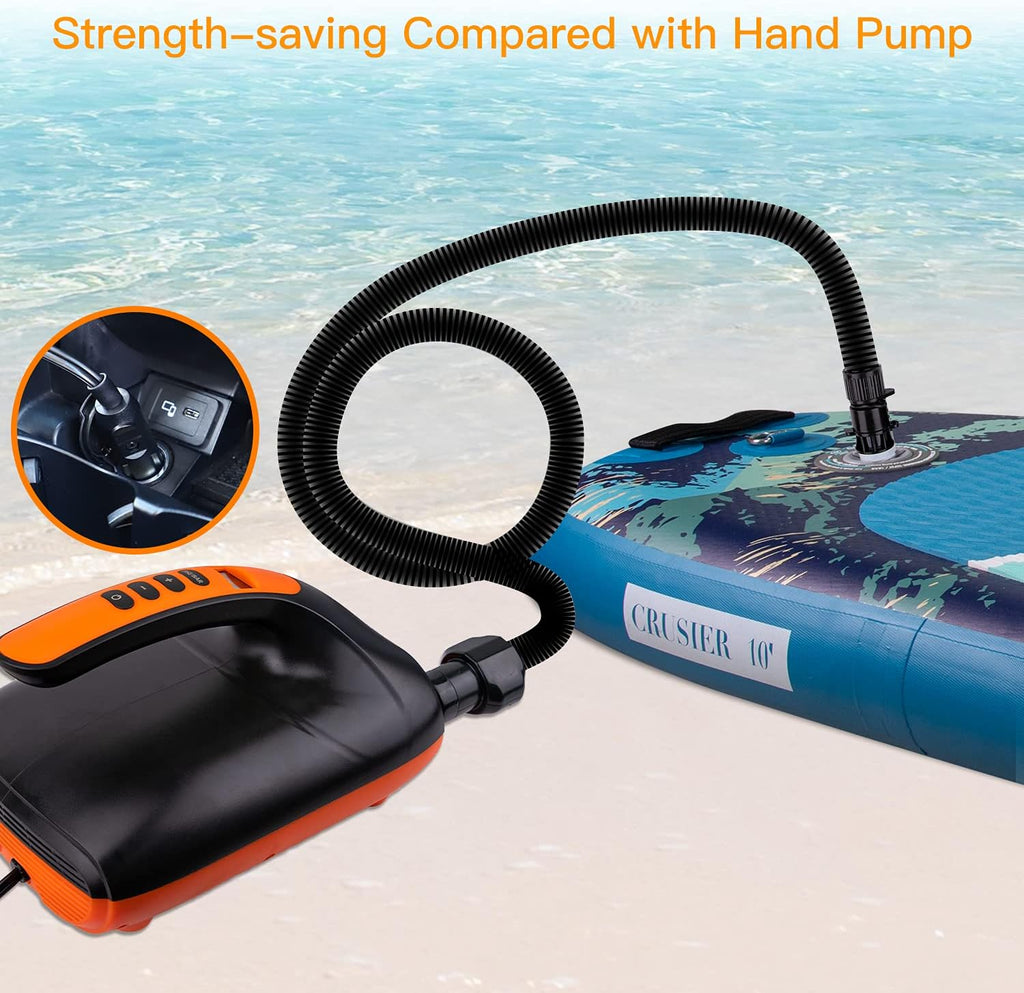 20PSI High Pressure Electric Air Pump for Inflatable Stand Up Paddle Boards Z493