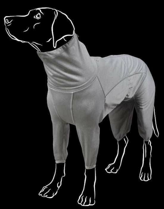 Carbon Grey Dog Body Warmer Z2459