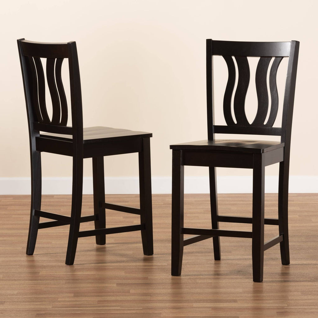 2-Piece Counter Stool Set - Espresso M216