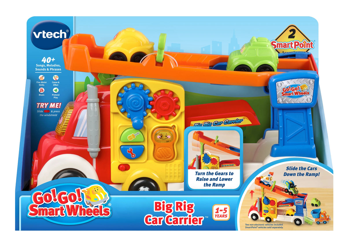 Big Rig Car Carrier Playset with Two Vehicles Z695