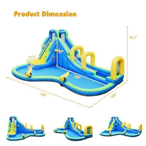 Inflatable Water Slide Bounce House Castle S815