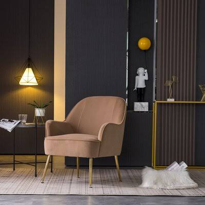 Brown Velvet Velvet Armchair I677927