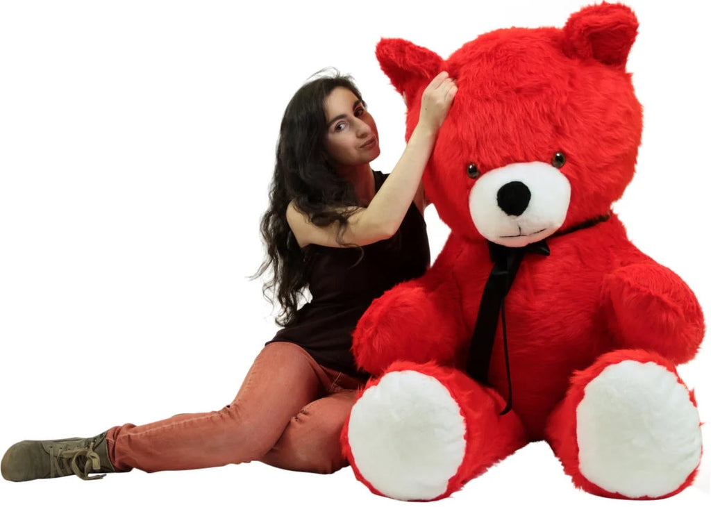 Giant 6 Foot Red Teddy Bear 72 Inches Soft V6809