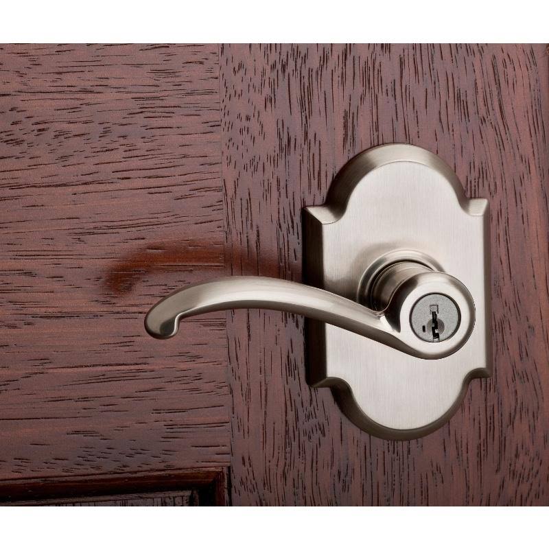 Satin Nickel Entry Lever Q4503