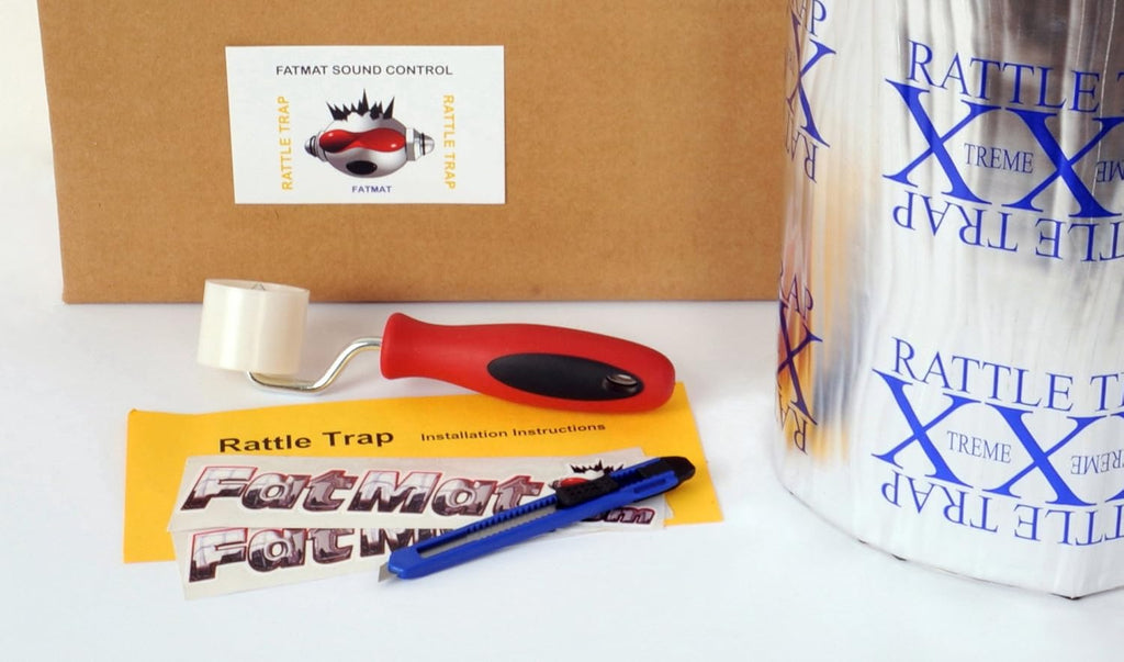 Self-Adhesive Sound Deadener Bulk Pack with Install Kit - 75 Sq Ft x 80 mil Thick N836356
