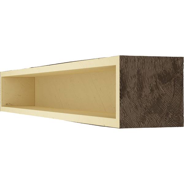 Natural Mahogany Faux Wood Fireplace Mantel O999898
