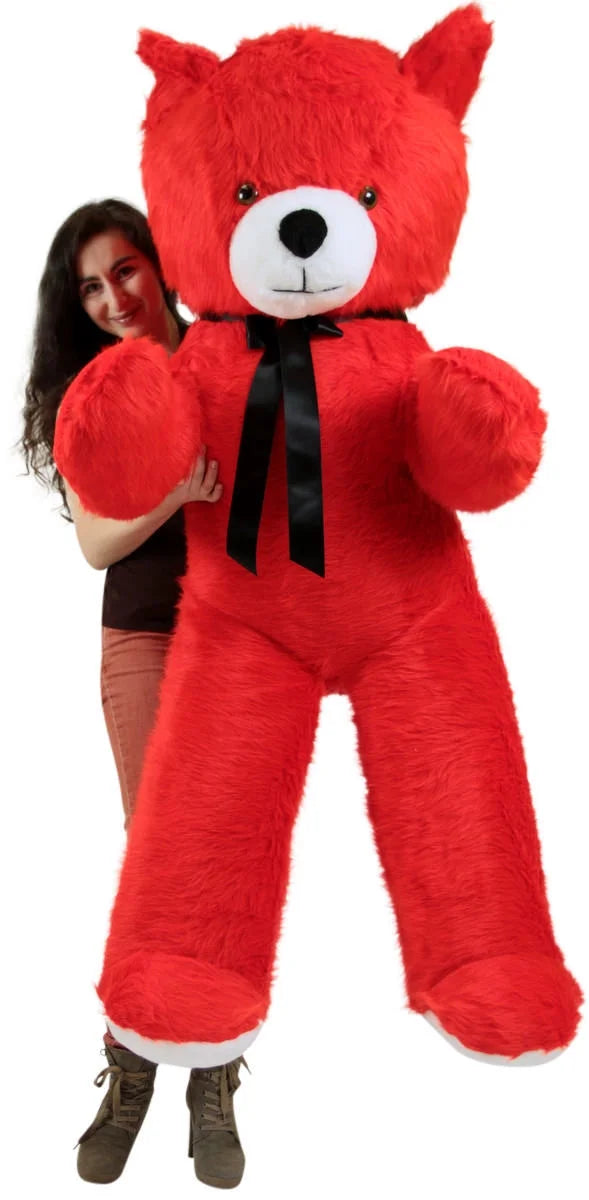Giant 6 Foot Red Teddy Bear 72 Inches Soft V6809