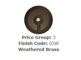 Weathered Brass Garbage Disposer Flange G9491