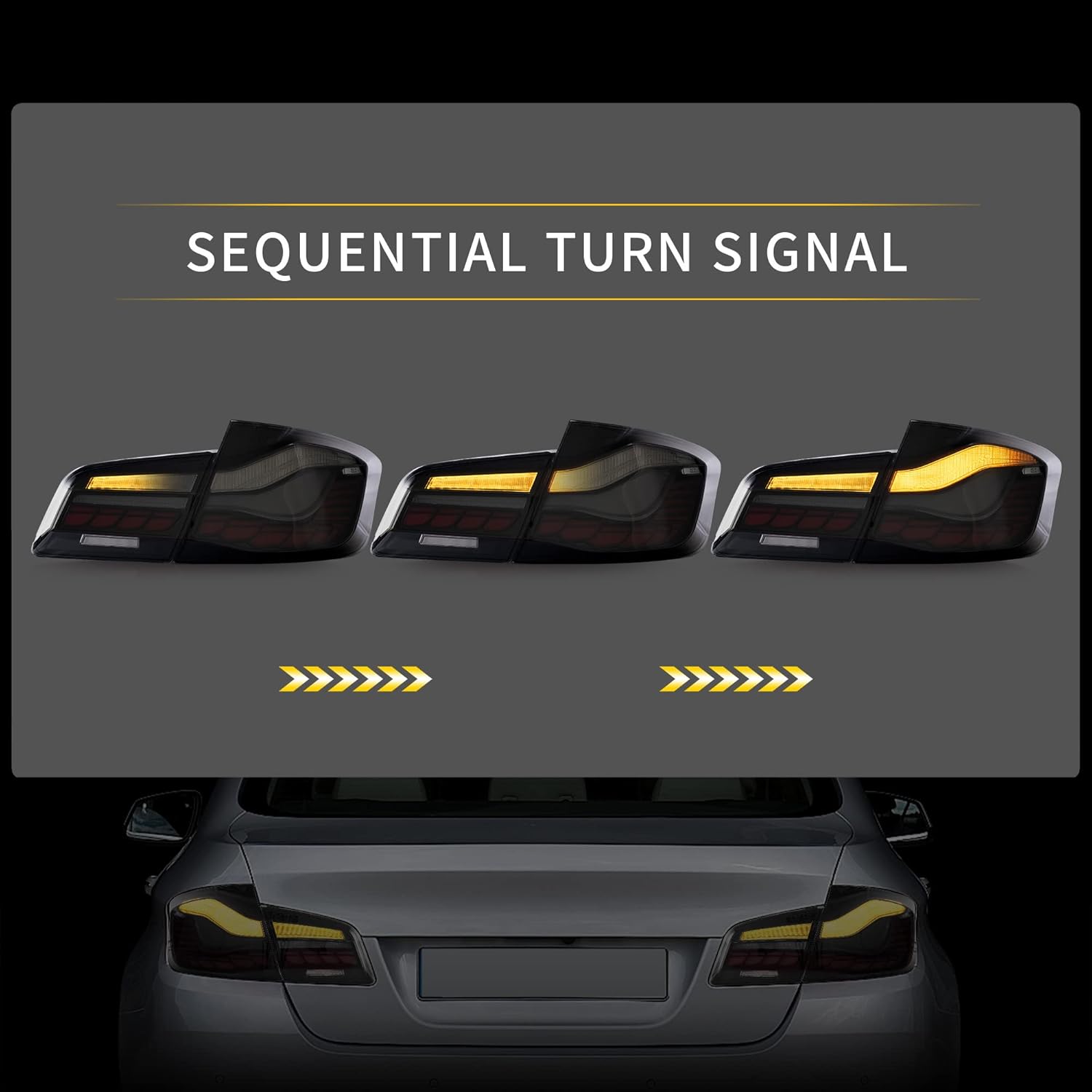 VLAND OLED Smoked Tail Lights F2263