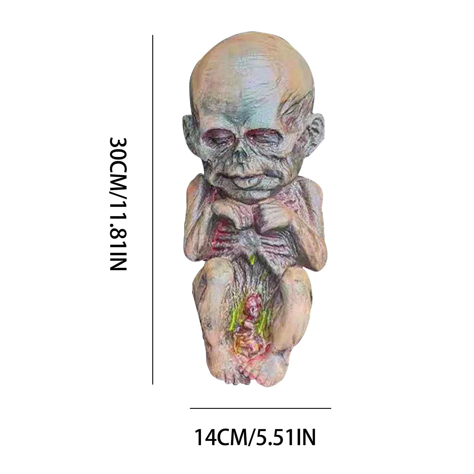 Halloween Mummy Doll Ghost Baby Crawling Corpse Imp Tricky Toy Scary Ghost Doll A7663