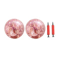 4 Pcs 40CM/60CM Glitter Ball and Pump Set J259