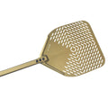 Gold 13x22 Anodized Aluminum Square Perforated Pizza Peel S14702
