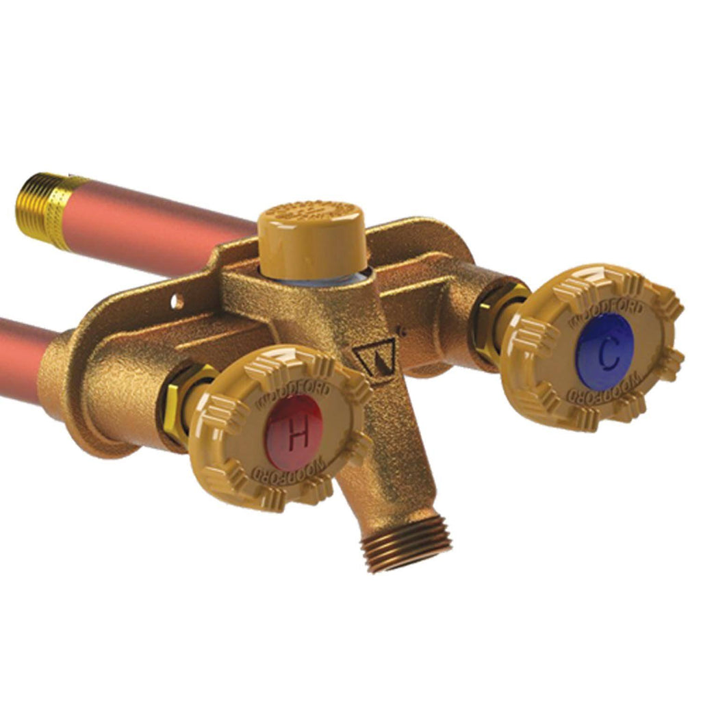Horizontal Freezeless Hot & Cold Wall Faucet G71989
