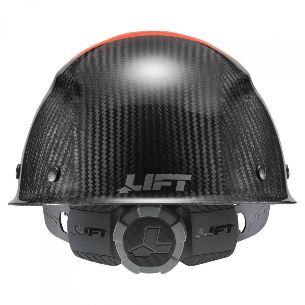 Carbon Fiber Cap Brim Orange-Black B6728