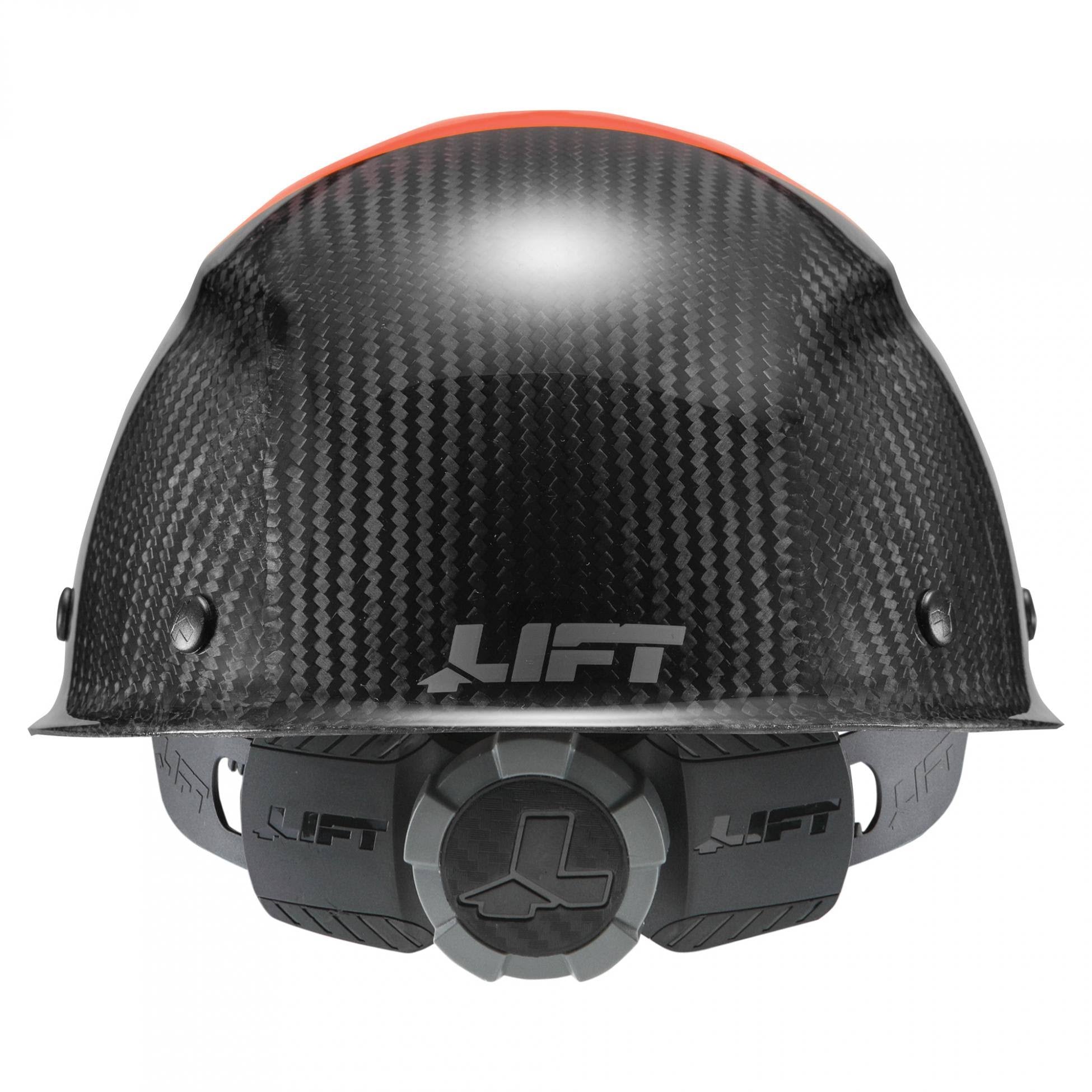 Carbon Fiber Cap Brim Orange-Black B6728