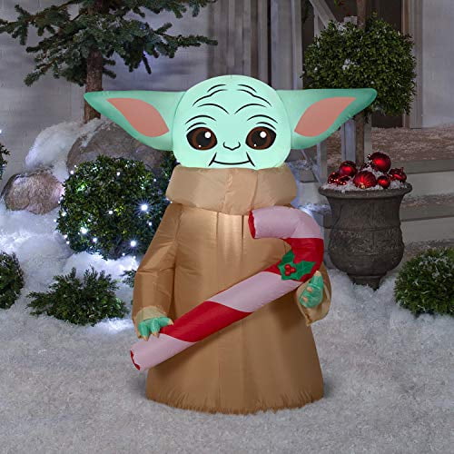 Christmas Inflatable Child with Candy Cane L2113