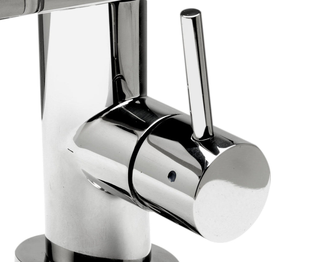 Polished Stainless Steel Bathroom Faucet I439
