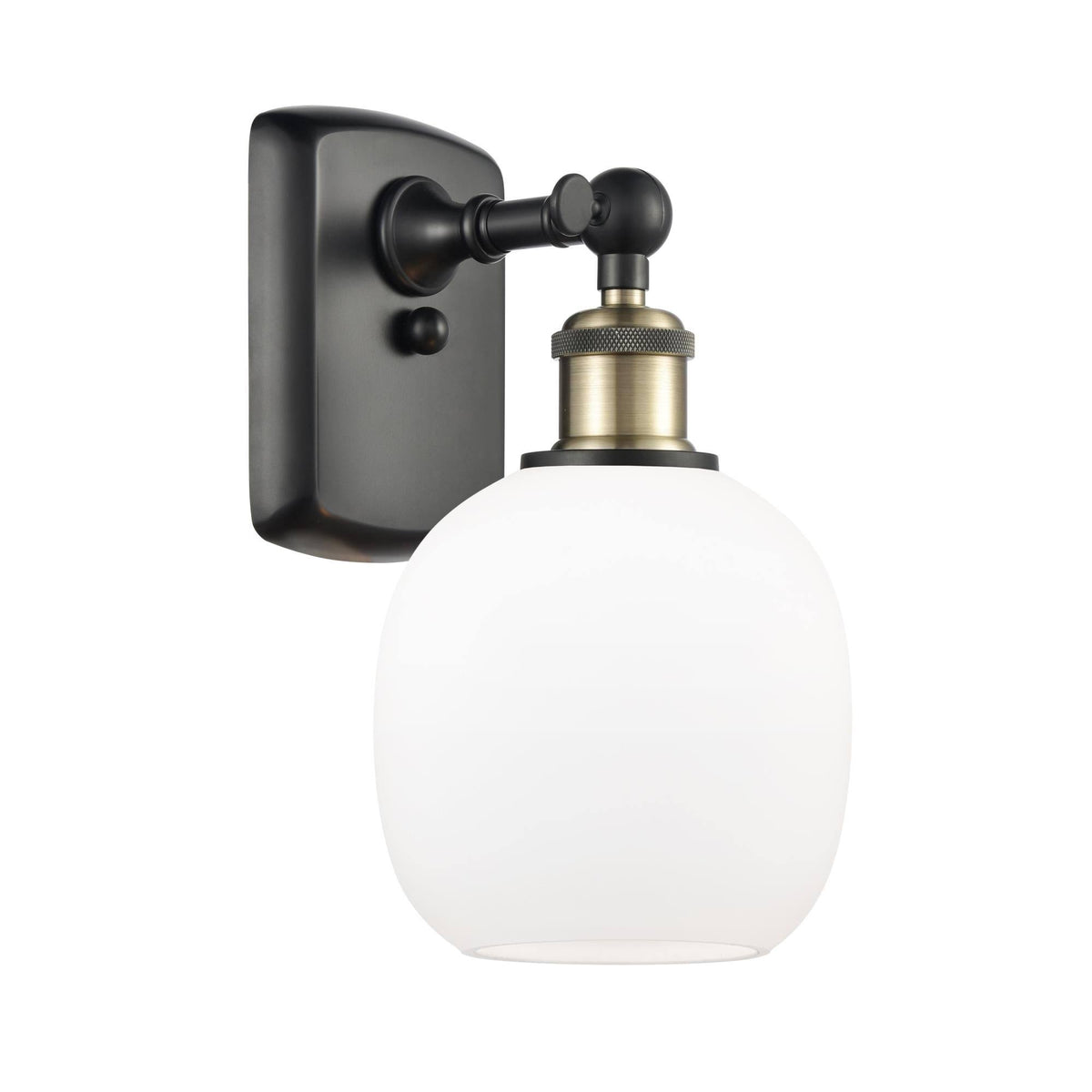 Black Antique Brass Belfast 1 Light Sconce P252205