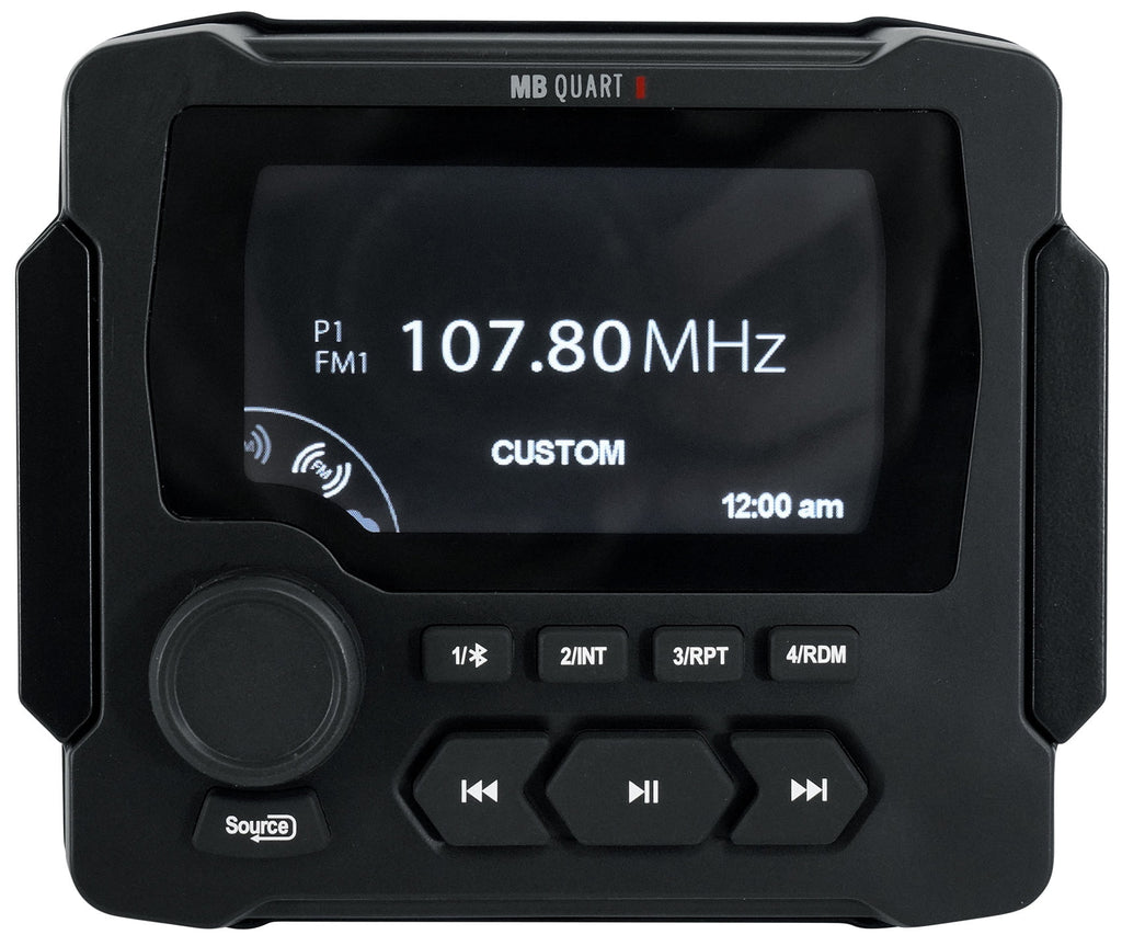 Marine Receiver with Bluetooth and 4 8" White LED Speakers V6826