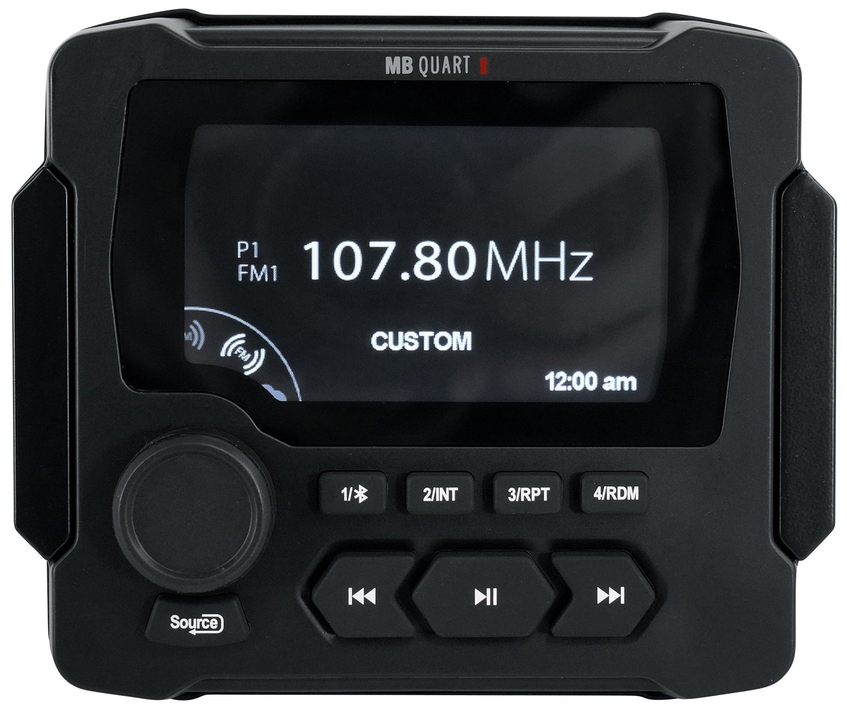 Marine Receiver with Bluetooth and 4 8" White LED Speakers V6826
