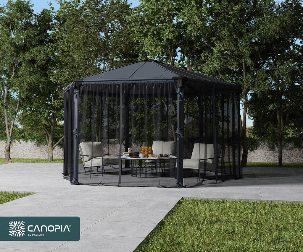6 Piece Gazebo Netting Set C58090