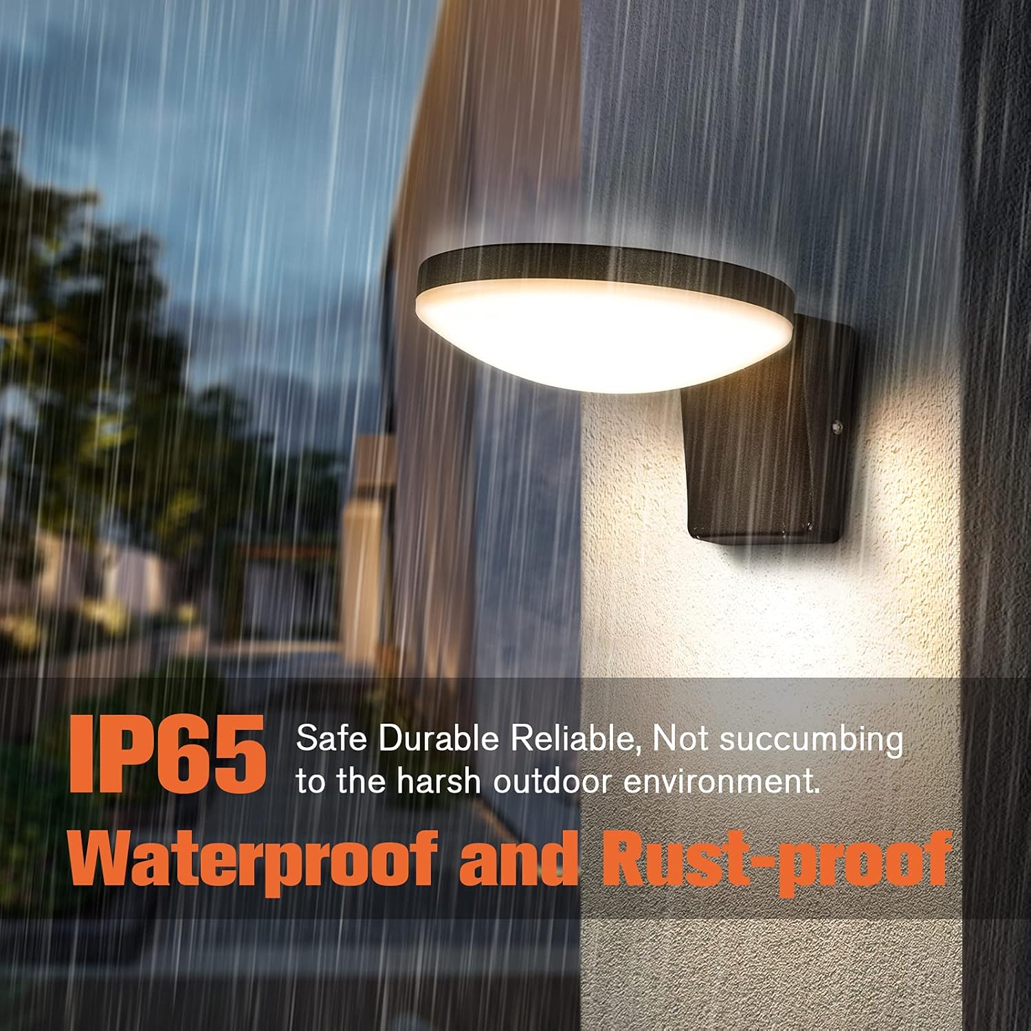 Solar Wall Light LED Outdoor Sconce Exterior Wall Lamp IP65 Waterproof P179731