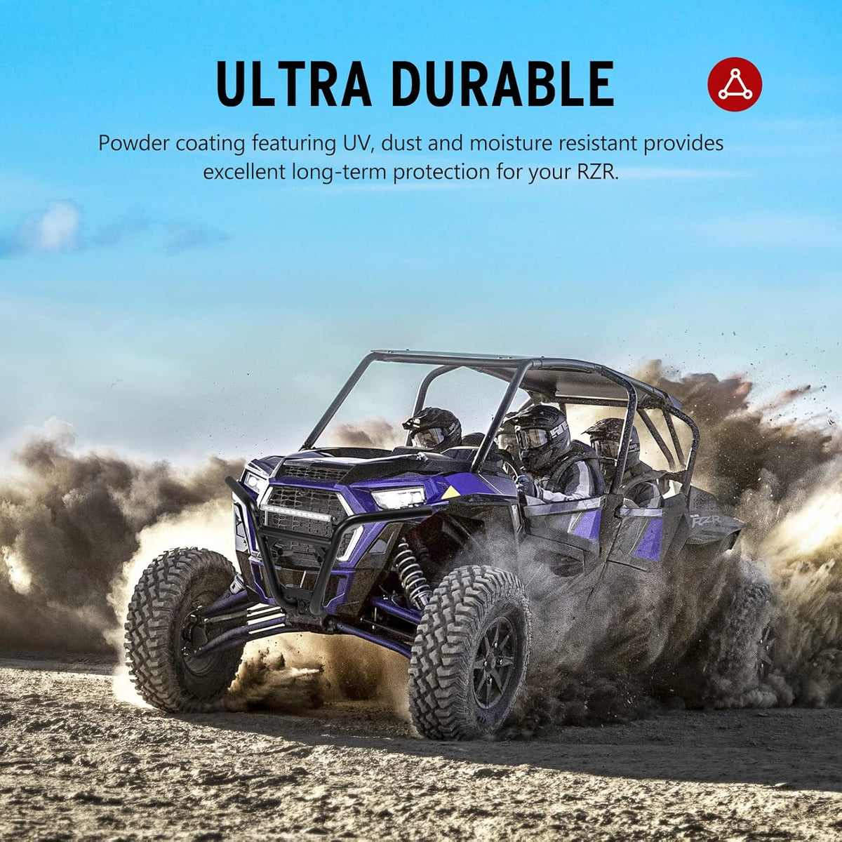 Heavy-duty Steel Tube Front Bumper for Polaris RZR XP1000 2014-2021 O389