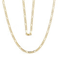 10k Yellow Gold Figaro Chain Necklace M262