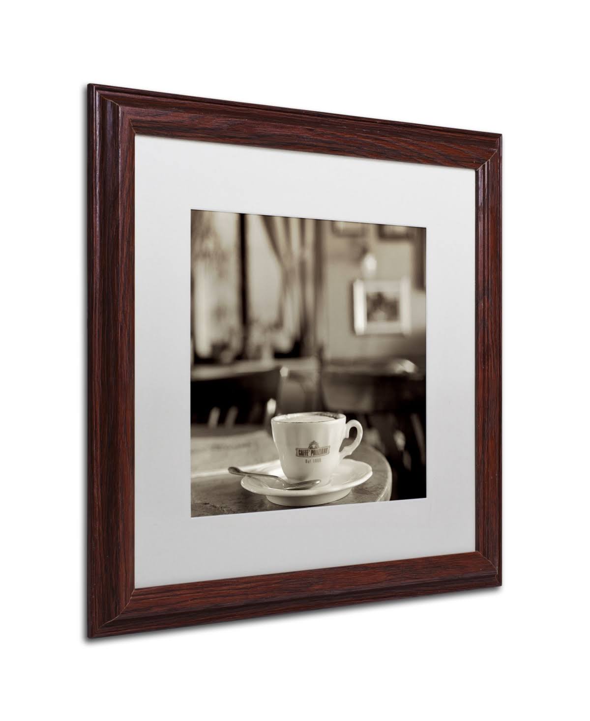 Contemporary Matted Framed Art O814