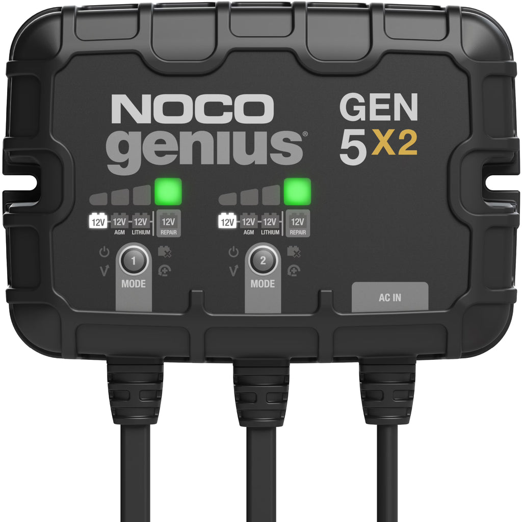 2-Bank 10A 12V Onboard Battery Charger O300067