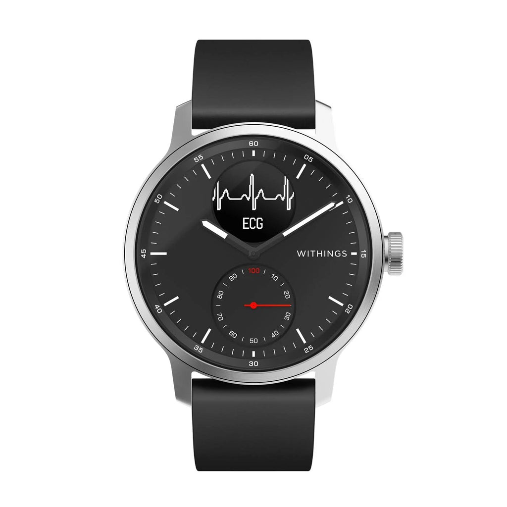Black Stainless Steel Smartwatch 42mm V546