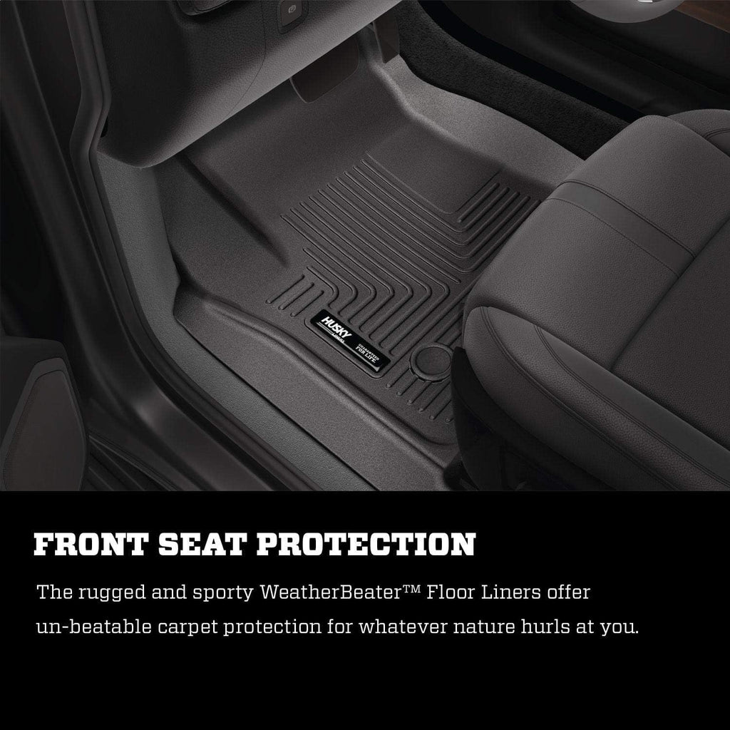 Black Front Floor Liners 2 Pcs Y98975