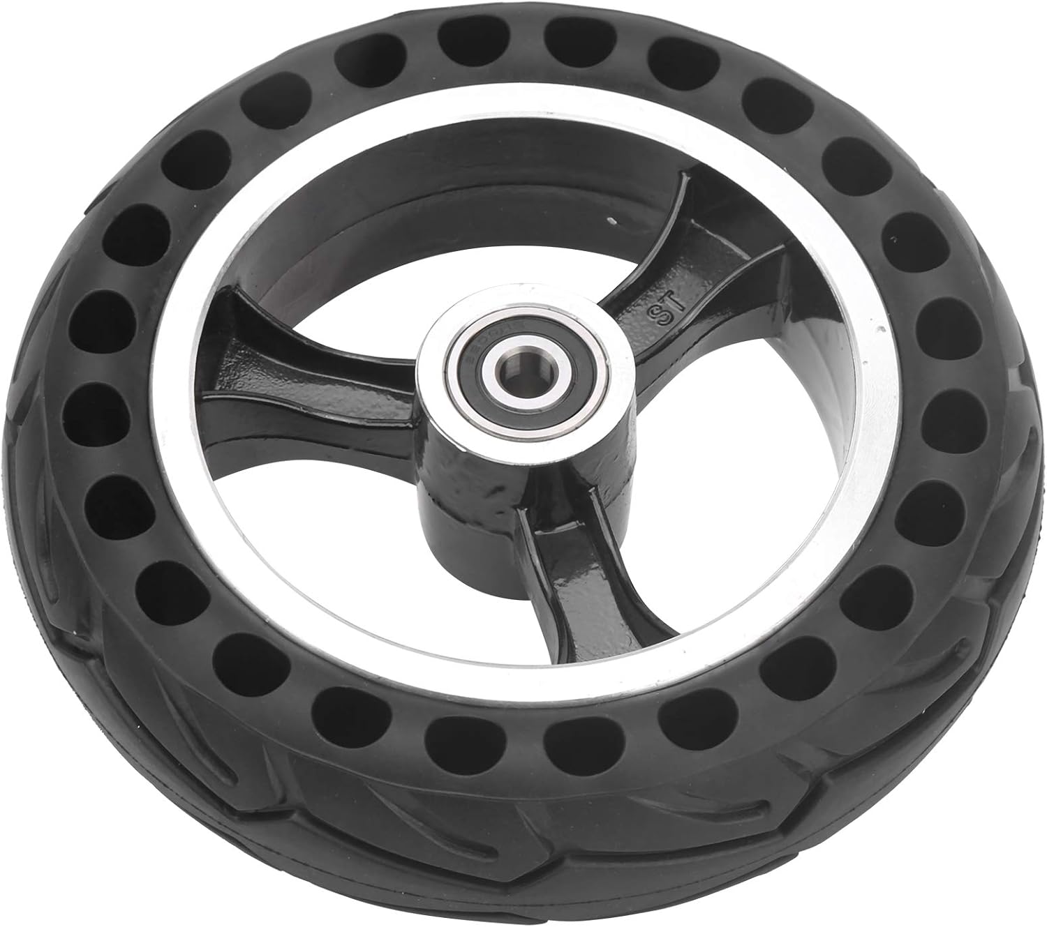200x50 Solid Rubber Wheel with 8-inch Hub, Pack of 2 O720